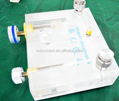 Stainless Steel Output Part HS700 Vacuum Pressure Calibration Pump 0.01mbar Resolution