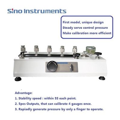 5 Outputs Multi-Output Electric Pressure Calibration Equipment HS318L for Calibration