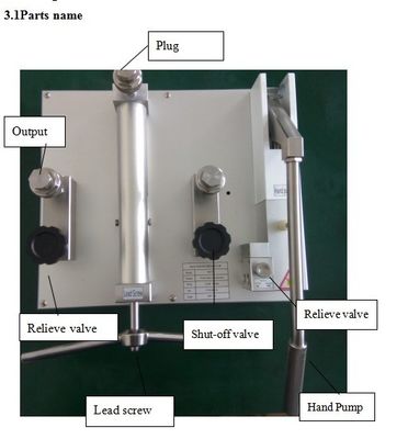 Air Work Medium HS721 Lab Pneumatic Pressure Calibrator Customized Performance