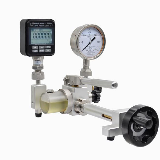 Transformer Oil Hand Hydraulic Calibration Pressure Pump with 210mm*210mm*140mm Size